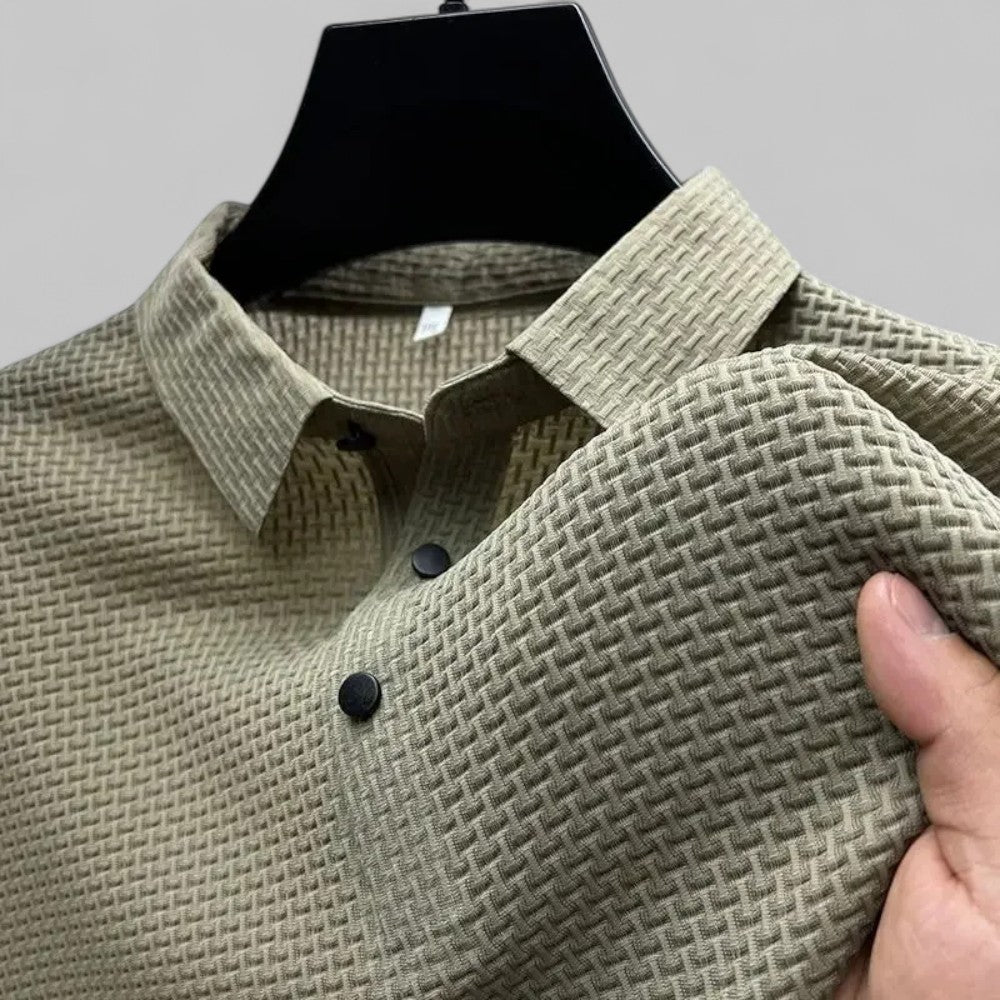 Mænds Kortærmet Polo T-shirt Casual 5