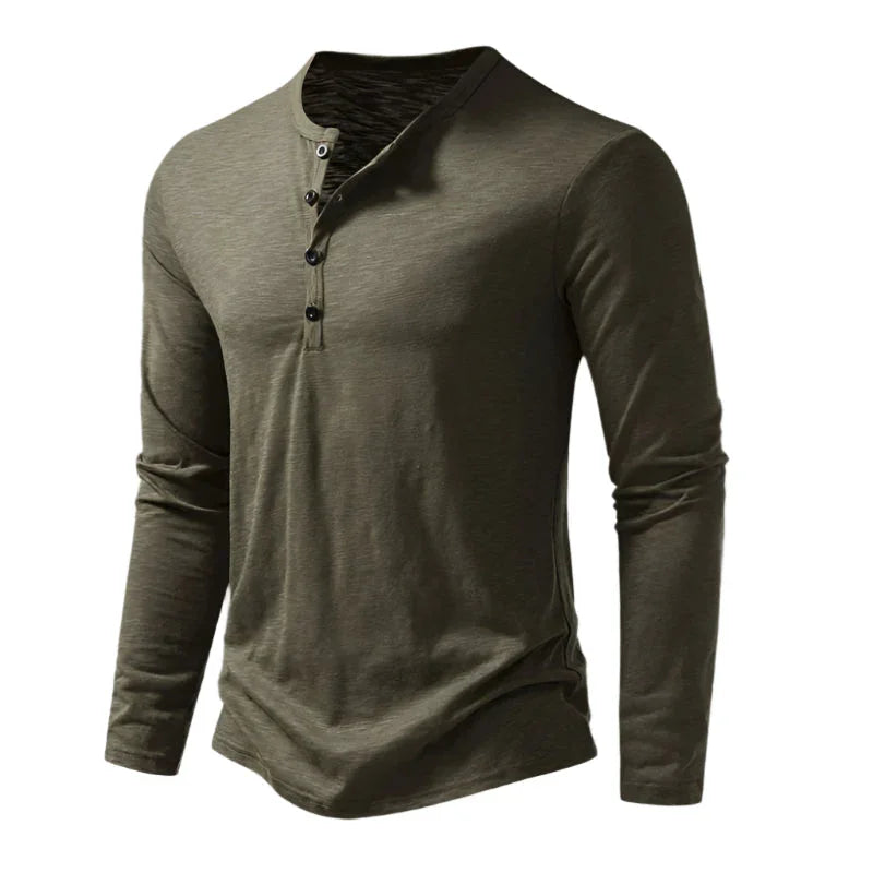 Mænds Langærmet Polo T-shirt Casual Stil 0