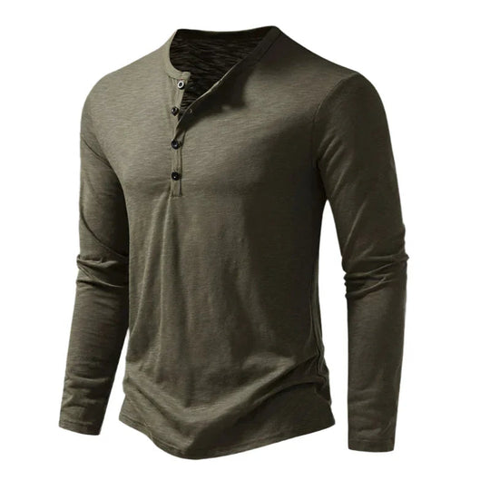 Mænds Langærmet Polo T-shirt Casual Stil 0