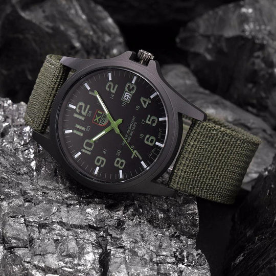 Mænds Multifunktionelt Militærarmbåndsur Sporty Design 6