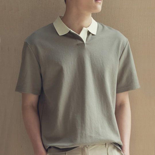 Mænds Poloshirt Minimalistisk Design Casual 2