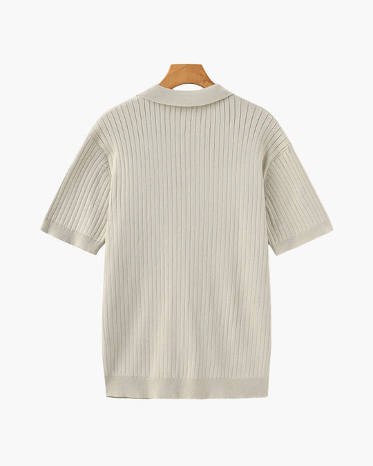 Mænds Poloshirt Ribbet Stil 3