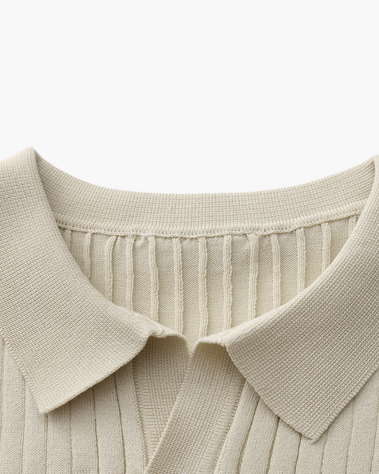 Mænds Poloshirt Ribbet Stil 5