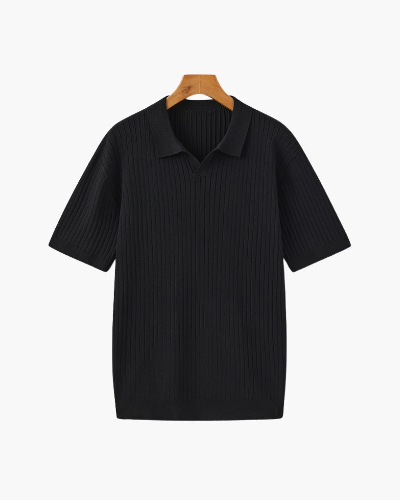 Mænds Poloshirt Ribbet Stil 7