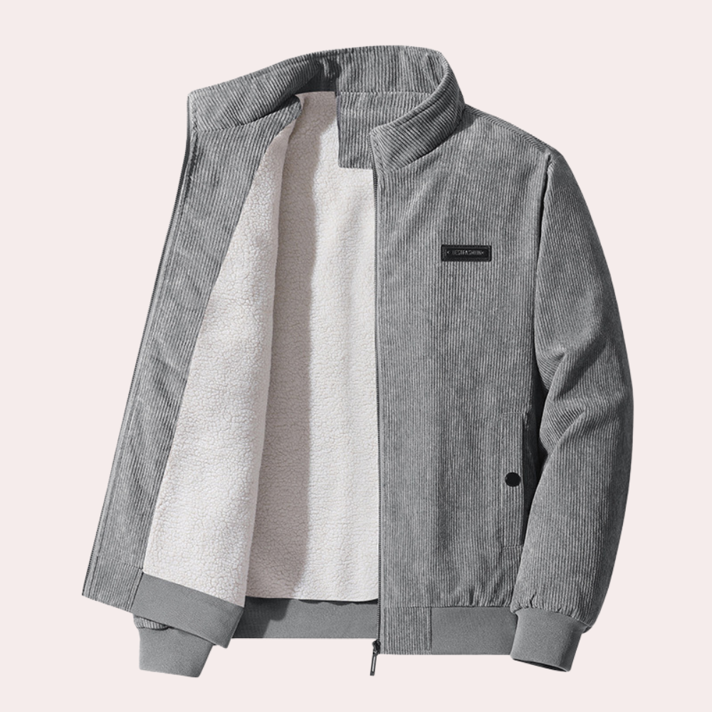 Mænds Retro Fløjlsjakke Skandinavisk Design 6