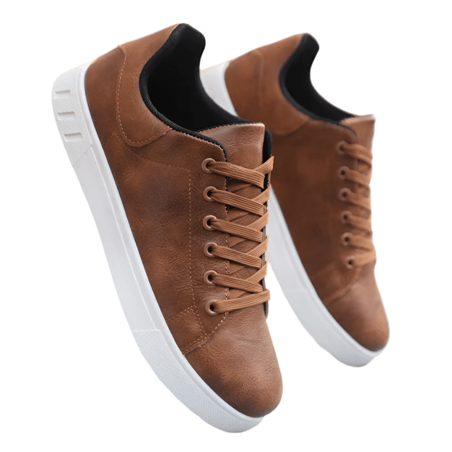 Mænds Sneakers i Læder Stilfuld 4