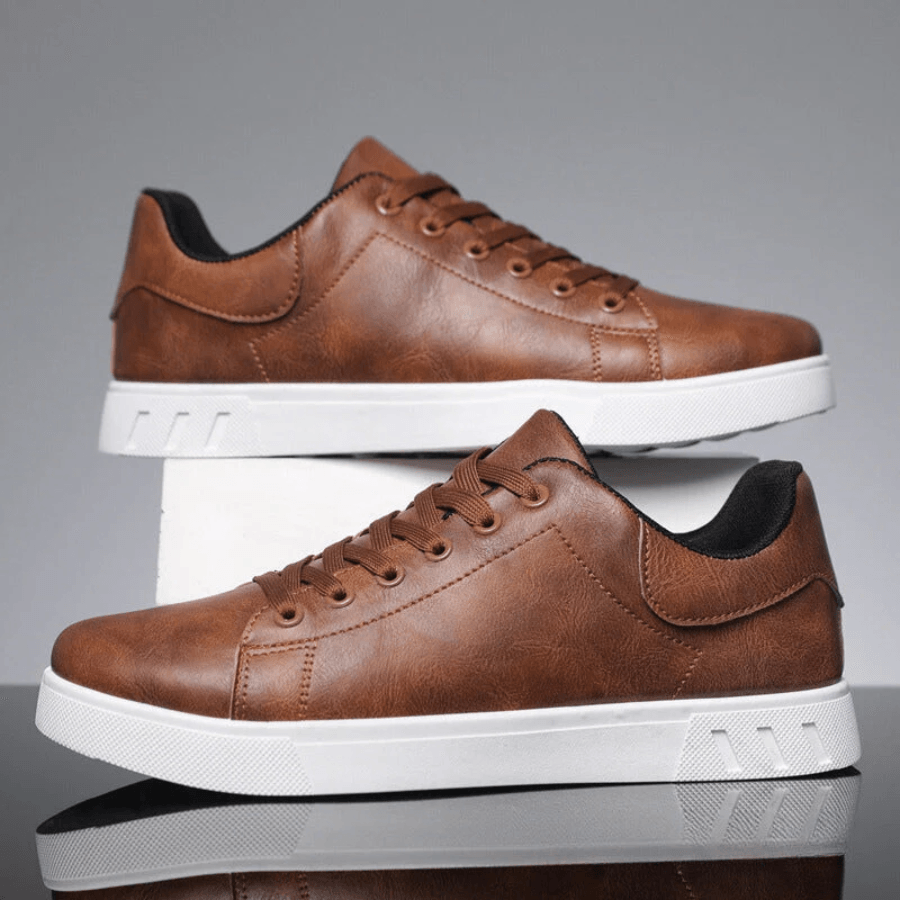 Mænds Sneakers i Læder Stilfuld 6