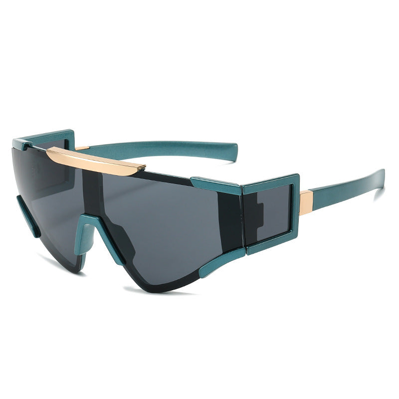 Mænds Solbriller Futuristisk Skjold Design 8