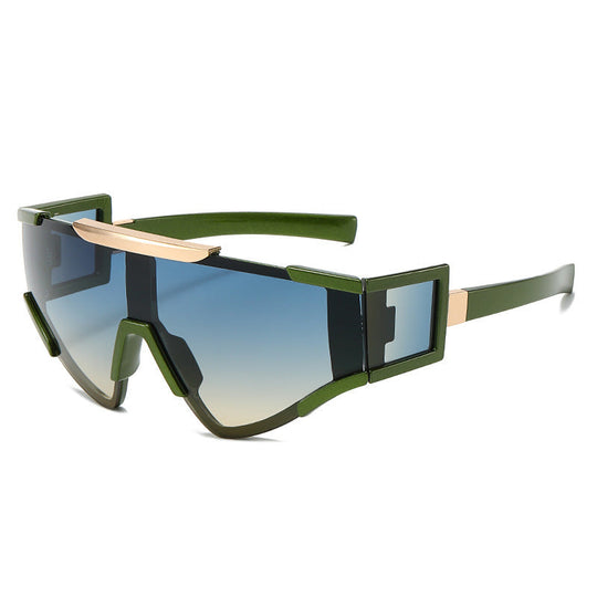 Mænds Solbriller Futuristisk Skjold Design 9