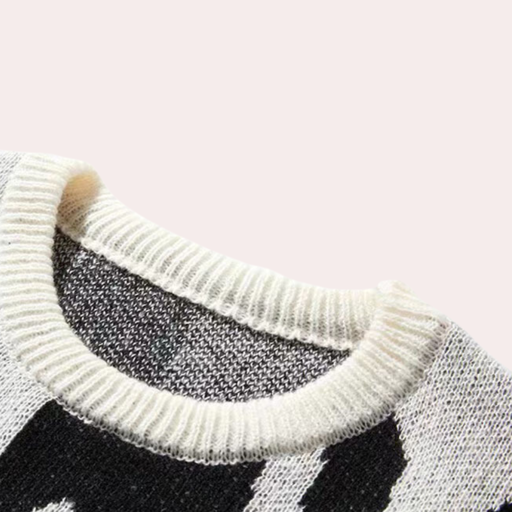 Mænds Strikket Sweater i Maskulin Stil 4