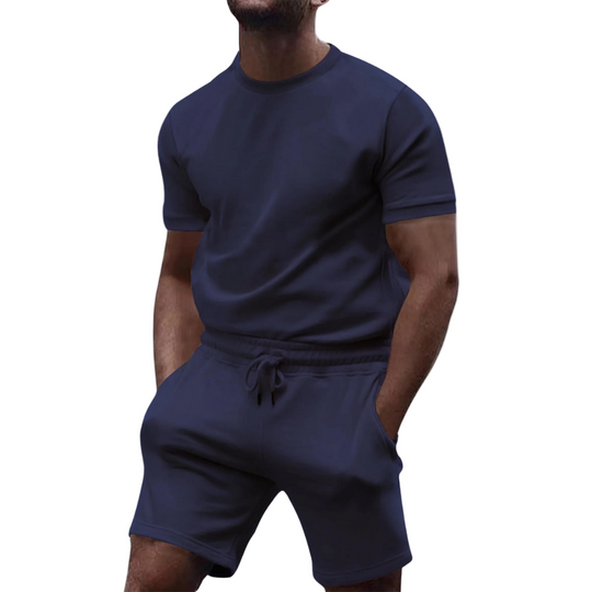 Mænds T-shirt og Shorts Sæt Afslappet Stil 0