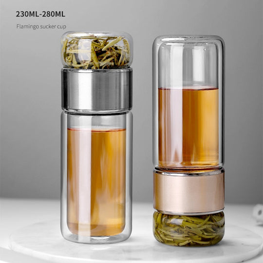Mænds Te Infuser Flaske Dobbelt Væggede 500 ml 1