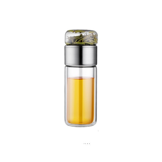 Mænds Te Infuser Flaske Dobbelt Væggede 500 ml 7