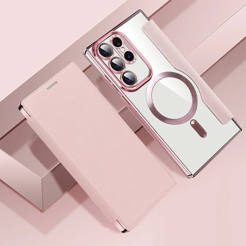 Mænds Telefoncover Flip-Cover Med Kortholder og Magnetisk Lukning 10