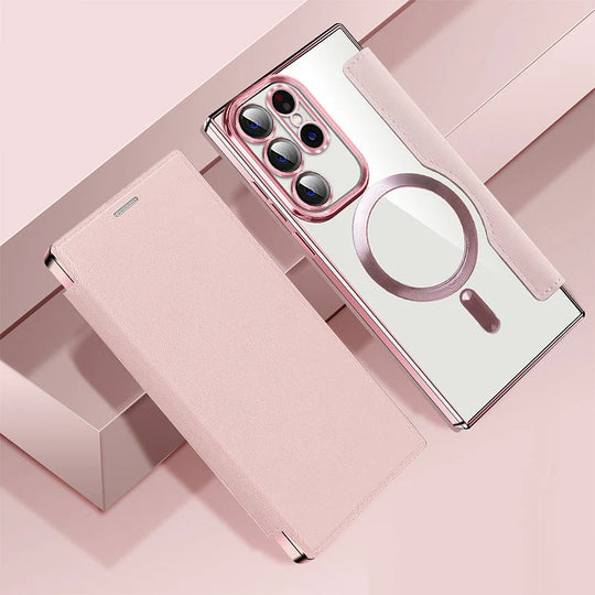 Mænds Telefoncover Flip-Cover Med Kortholder og Magnetisk Lukning 10