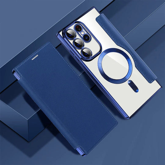 Mænds Telefoncover Flip-Cover Med Kortholder og Magnetisk Lukning 12