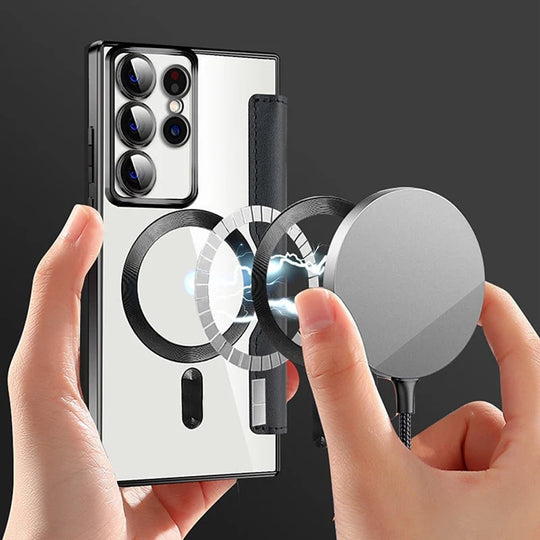Mænds Telefoncover Flip-Cover Med Kortholder og Magnetisk Lukning 4