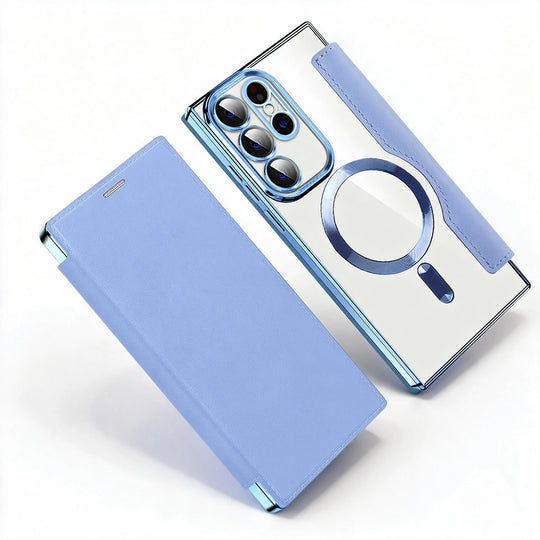Mænds Telefoncover Flip-Cover Med Kortholder og Magnetisk Lukning 7