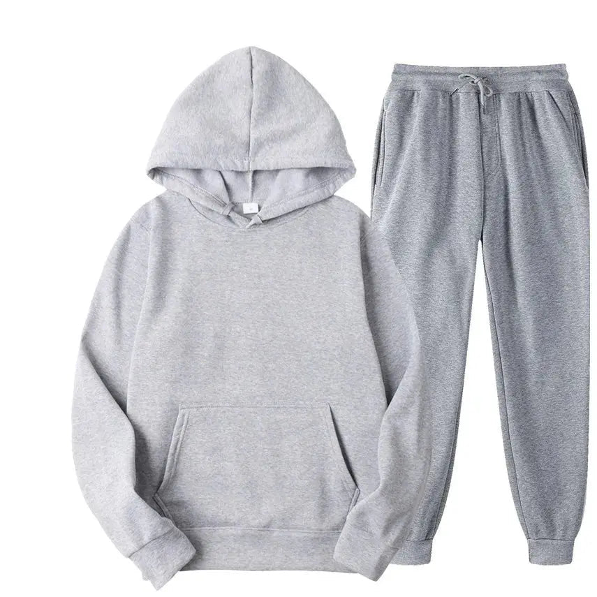 Mænds To-delt Sportset Casual Stil 8