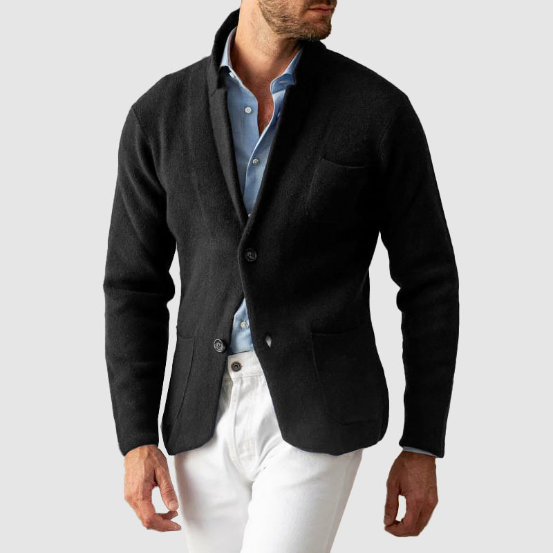 Mænds Vintage Cardigan med Standardkrave 2