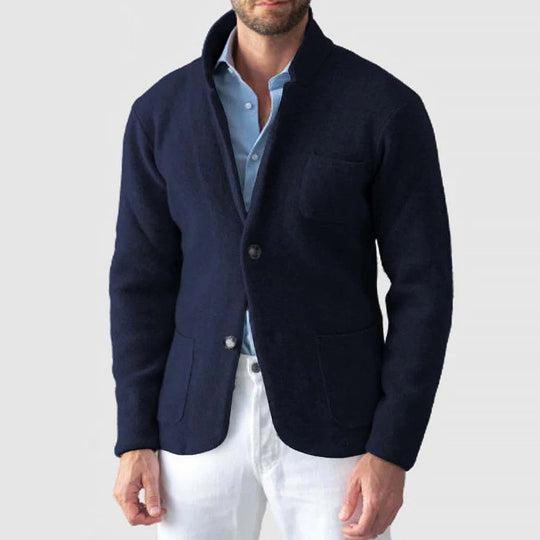 Mænds Vintage Cardigan med Standardkrave 3