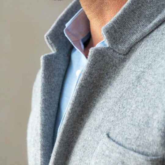 Mænds Vintage Cardigan med Standardkrave 4