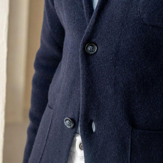 Mænds Vintage Cardigan med Standardkrave 5