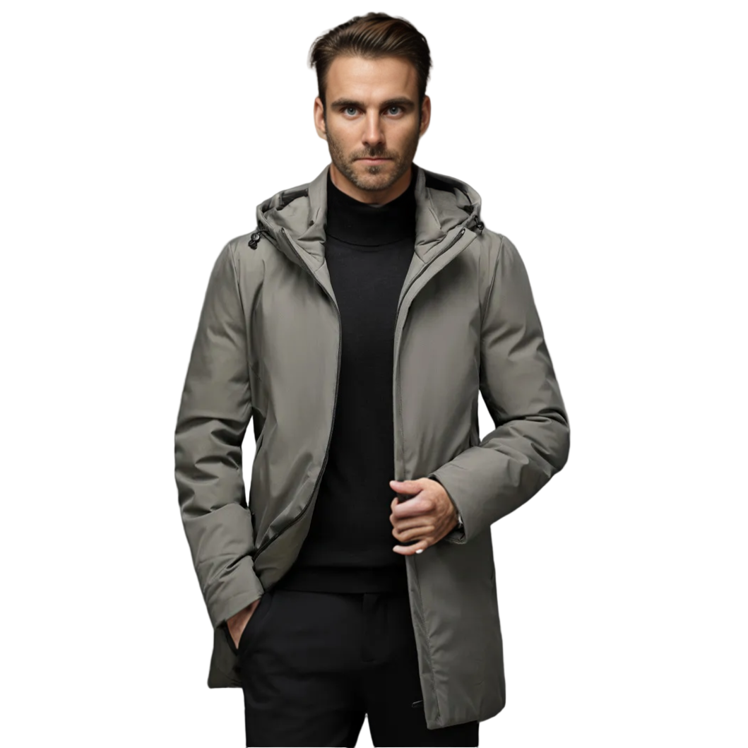 Mænds Vinterparka Moderne Design 0