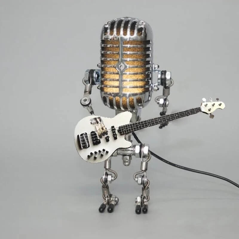 Mikrofonrobotbordslampe Justerbar LED-belysning 4