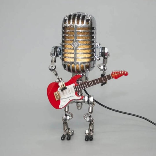 Mikrofonrobotbordslampe Justerbar LED-belysning 9