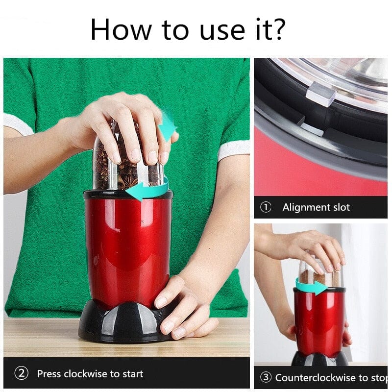 Mini Blender Kompakt Design til Smoothies og Juicer 5