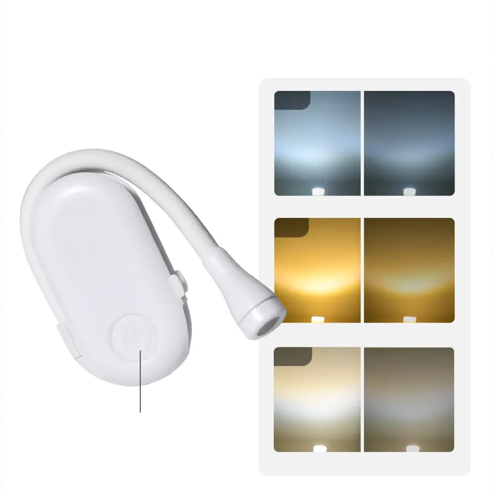 Mini Læselampe Clip-On LED 4