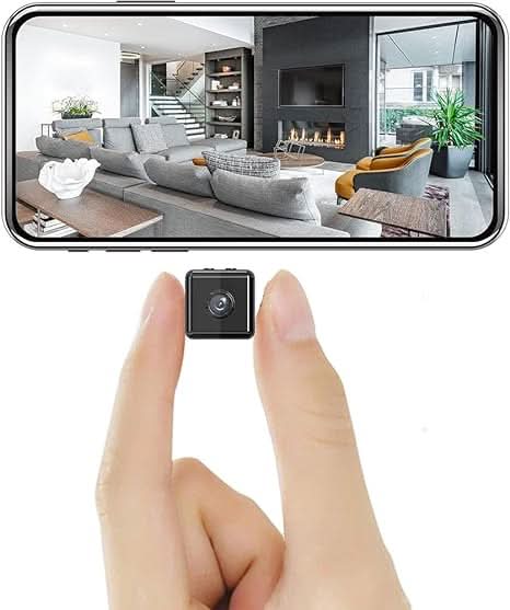 Mini Sikkerhedskamera med Bevægelsesdetektion og App-Kontrol 0