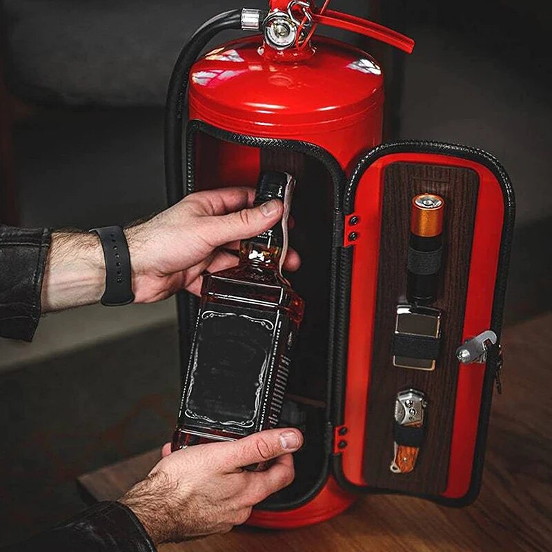 Minibar Ildslukker Design Med Skjult Opbevaring 3