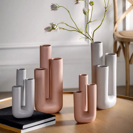 Moderne Dekorativ Vase Tredobbel Design 1