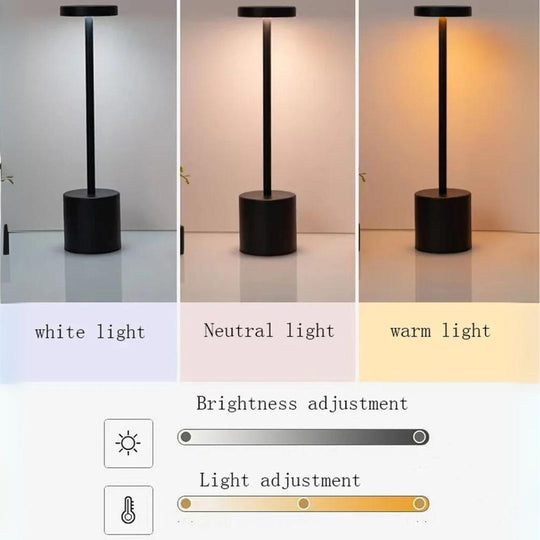 Moderne LED Skrivebordslampe med Touch Sensor 5
