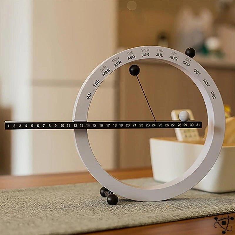 Moderne Magnetisk Perpetuel Kalender til Skrivebord Minimalistisk Design 2