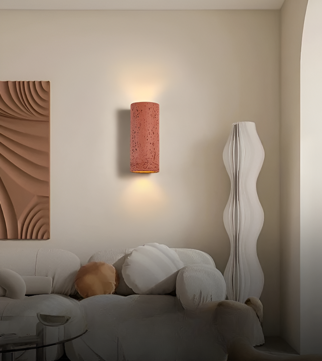 Moderne Væglampe Cylinder Tube LED 6