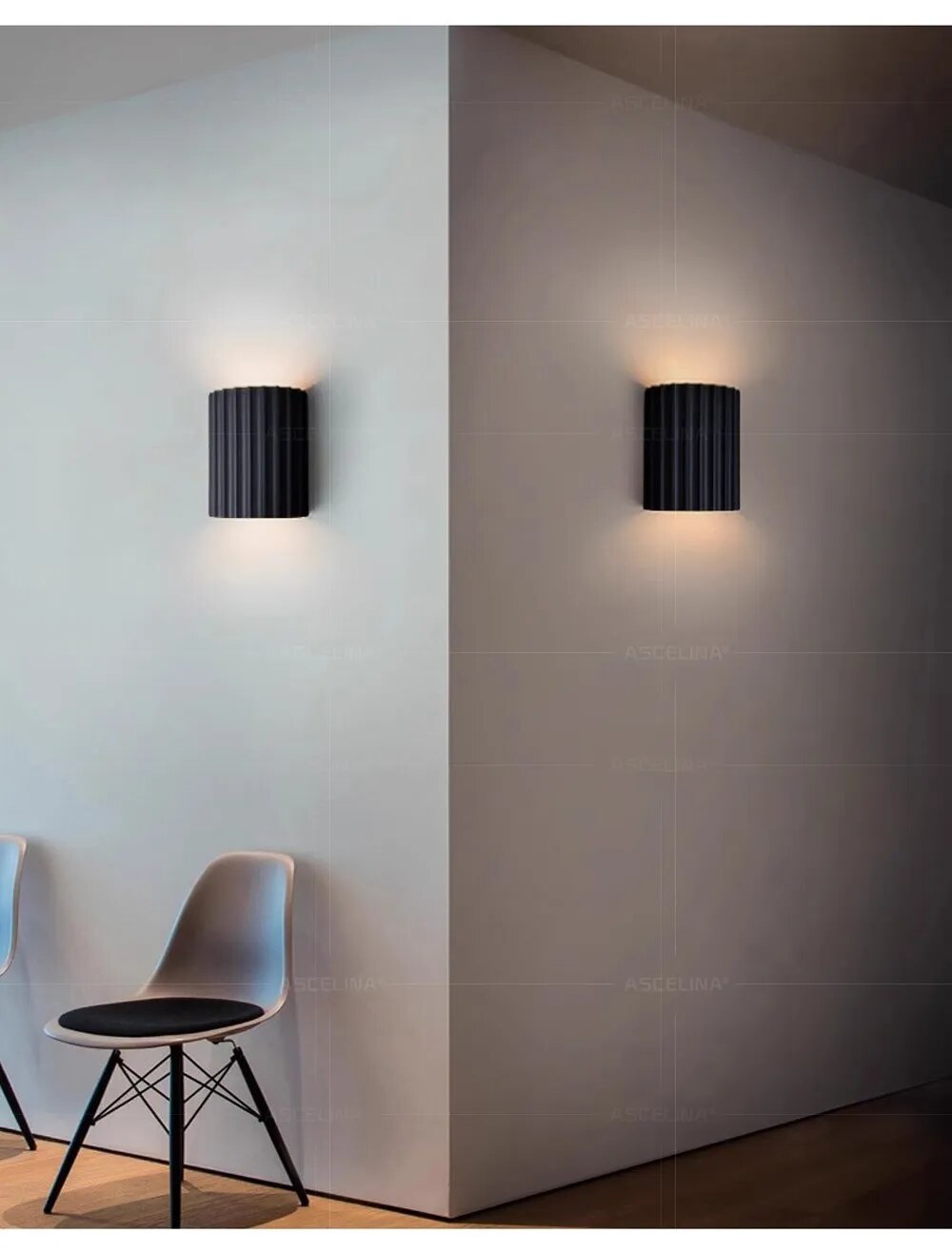Moderne Væglampe i Harpiks Design 8