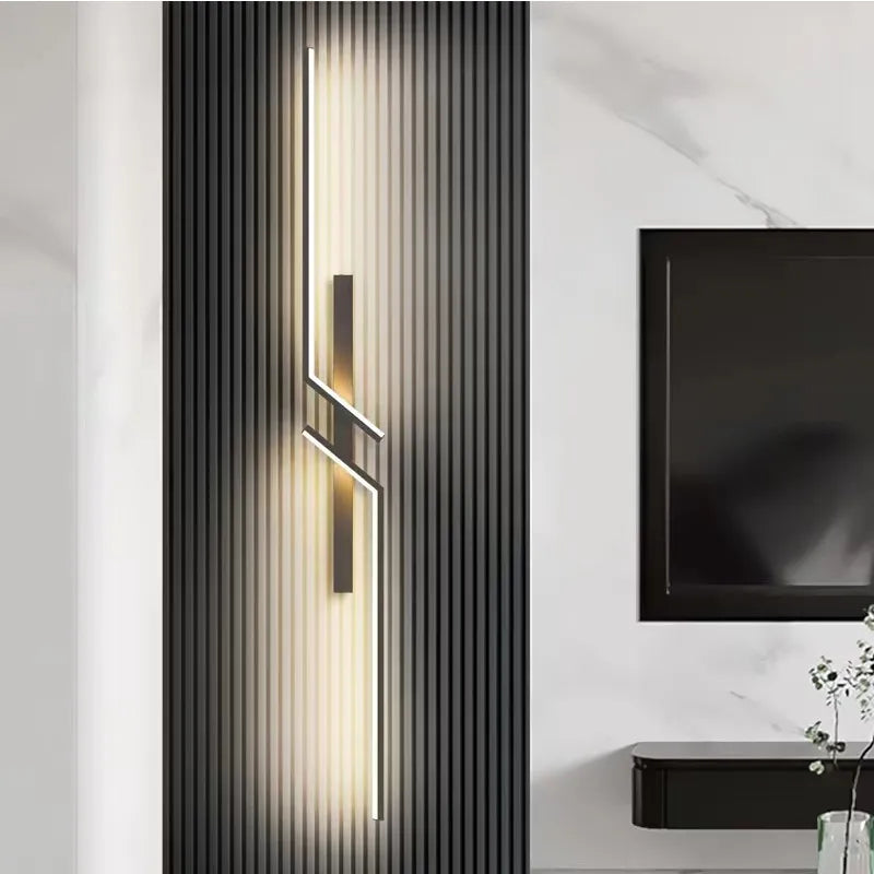 Moderne Væglampe i Sort Design 2