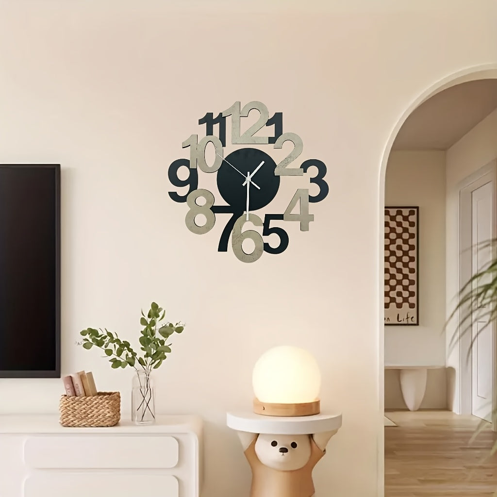 Moderne Vægur Med Asymmetrisk Design Til Indretning 5