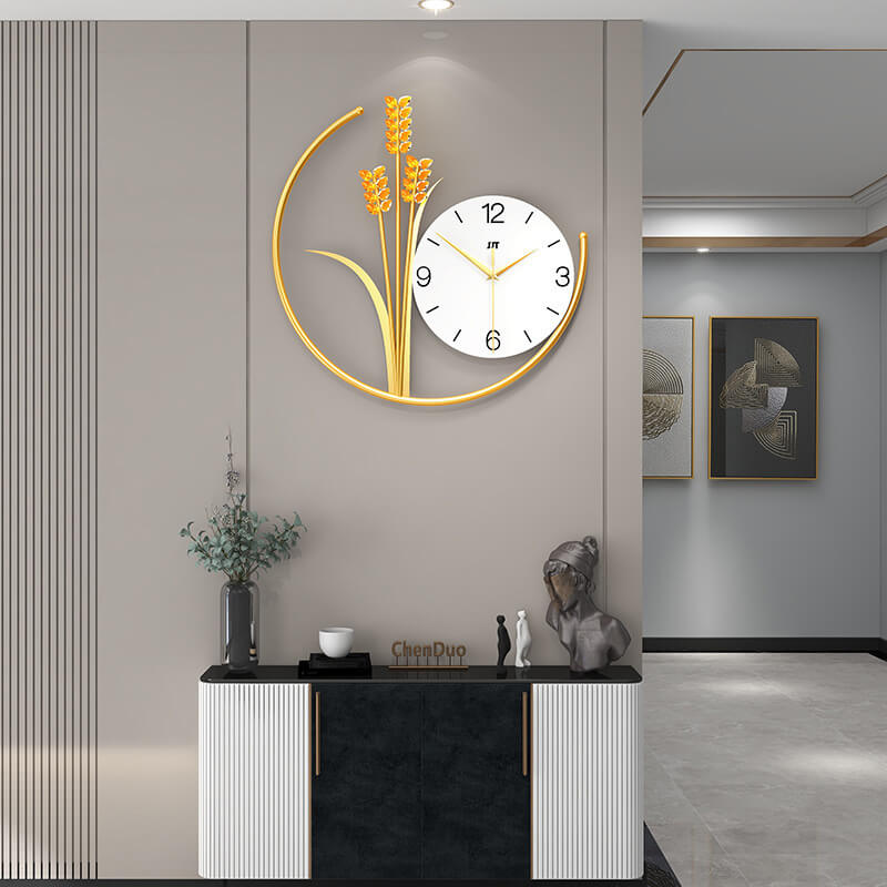 Moderne Vægur Rund Design til Boligindretning 0