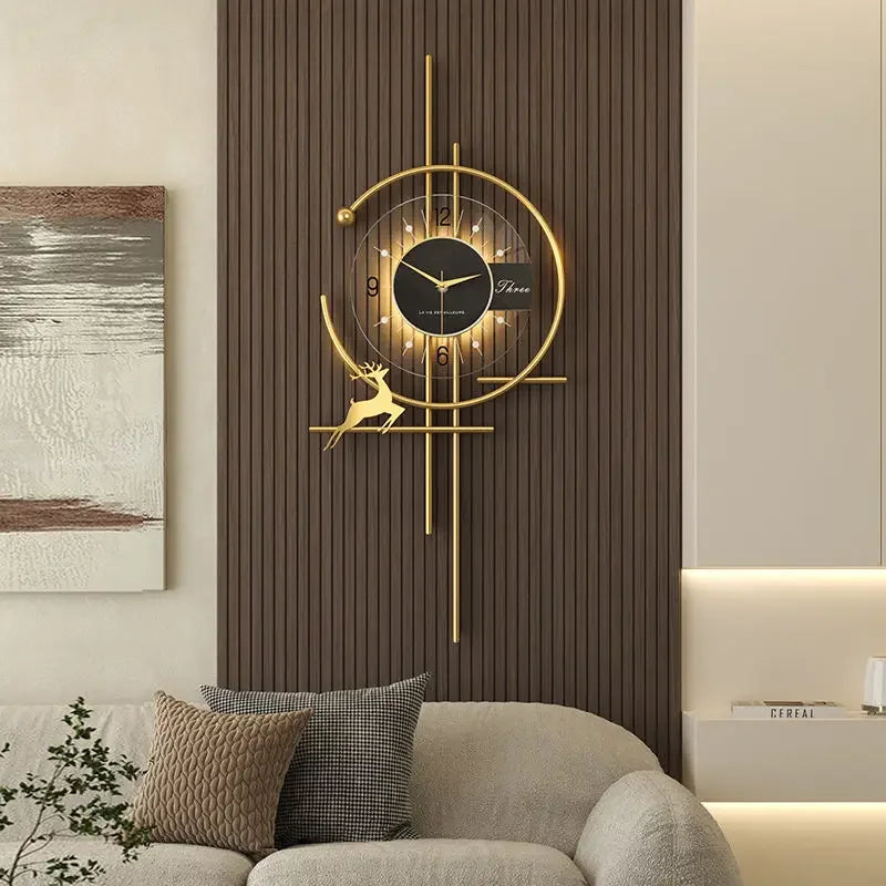 Moderne Vægur med Kunstnerisk Design 3