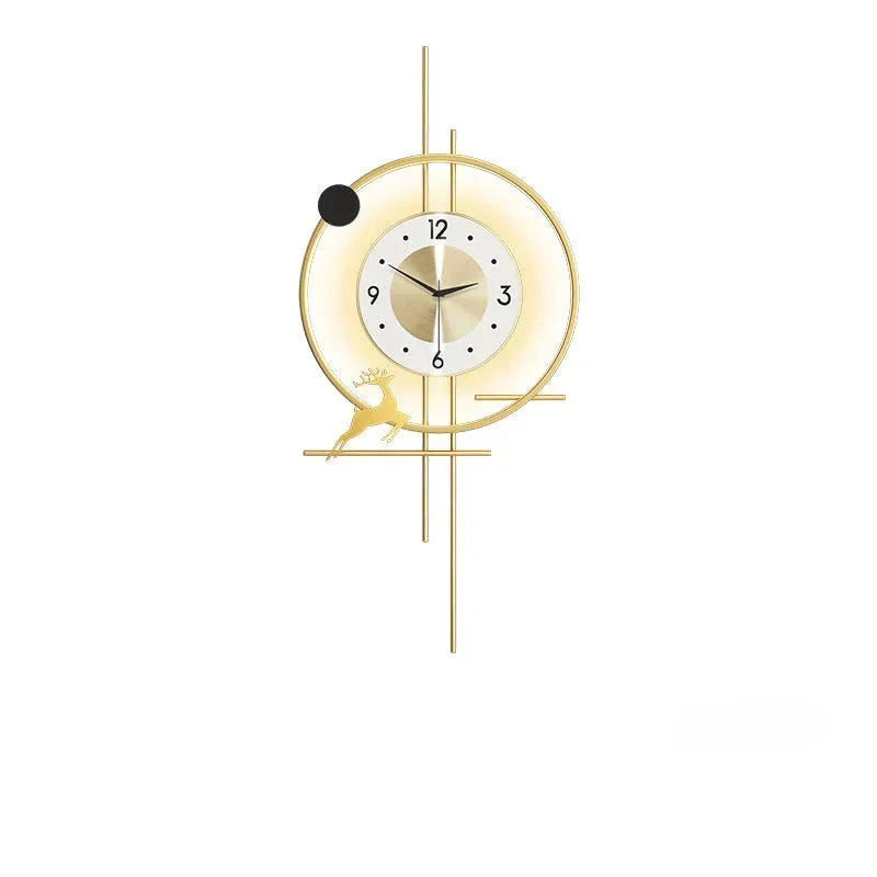 Moderne Vægur med Kunstnerisk Design 7