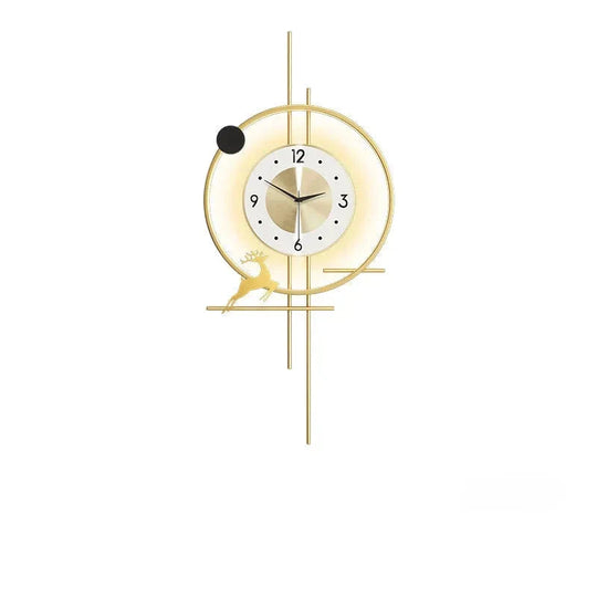 Moderne Vægur med Kunstnerisk Design 7