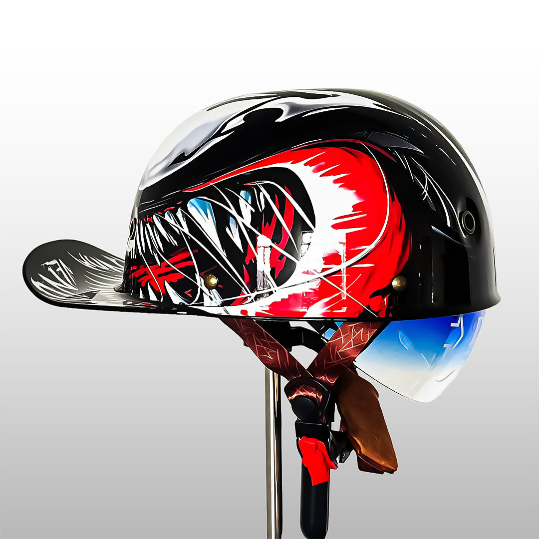 Motorcykelhjelm i Baseballkasket Look 12