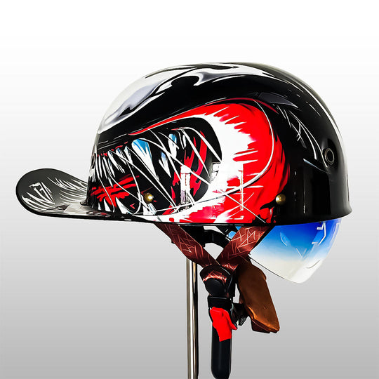 Motorcykelhjelm i Baseballkasket Look 12
