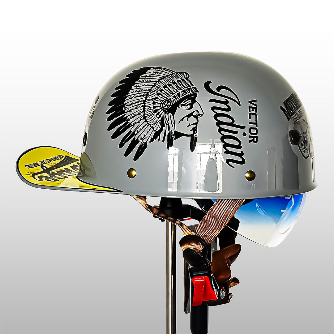 Motorcykelhjelm i Baseballkasket Look 15