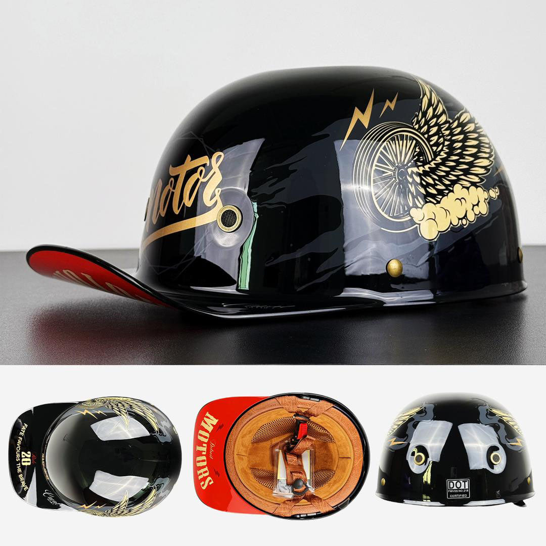 Motorcykelhjelm i Baseballkasket Look 6