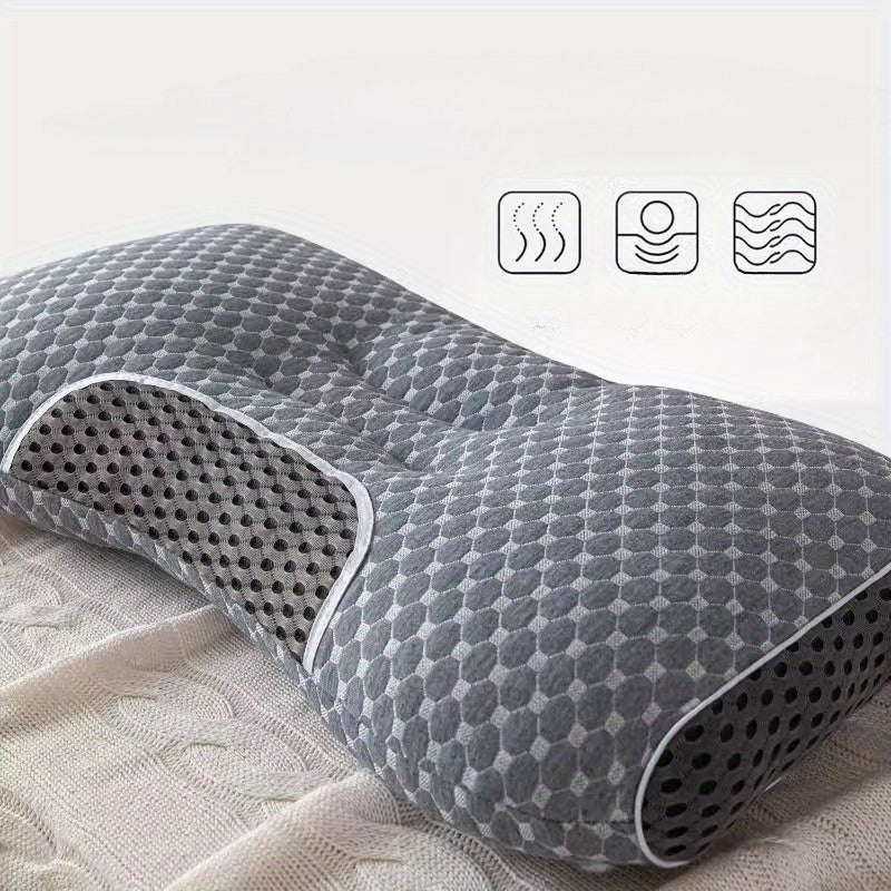 Nakkepude til Ryg- og Mavesovende med Ergonomisk Design 1